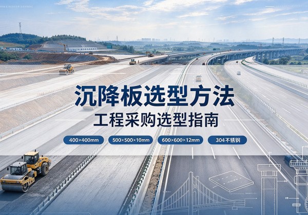 文县沉降板选择方法